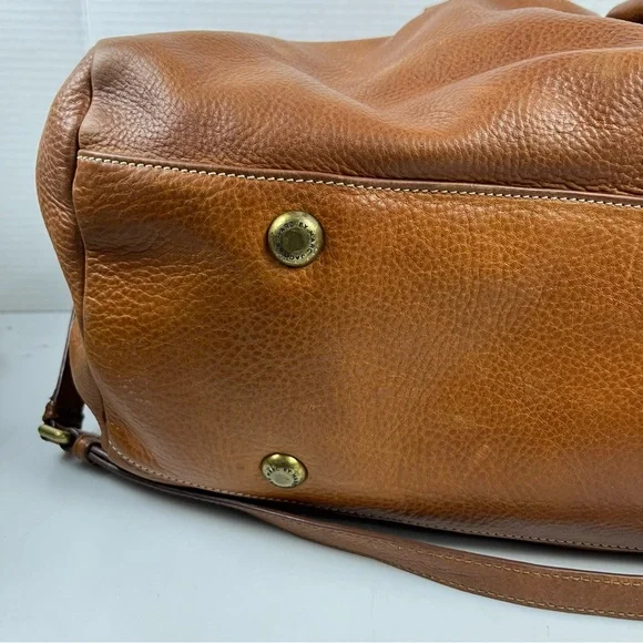 Marc by Marc Jacobs Classic Q Brown Leather 2Way Shoulder Bag Y2K Strap Vintage - Picture 7 of 12